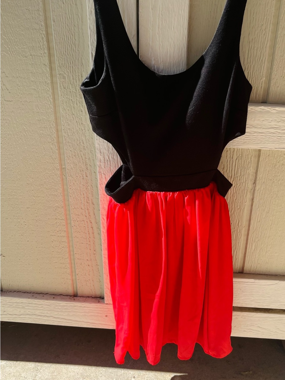 Paper Crane Black Sleeveless Fit-and-Flare Dress